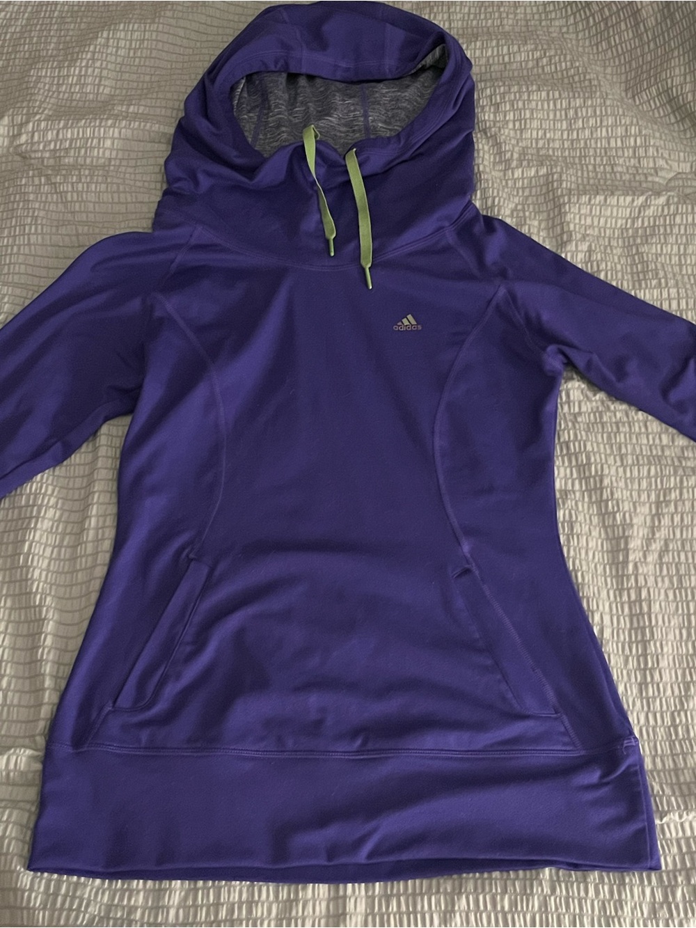 Adidas Climalite Purple Pullover Hoodie Women’s Small Athletic Sweatshirt